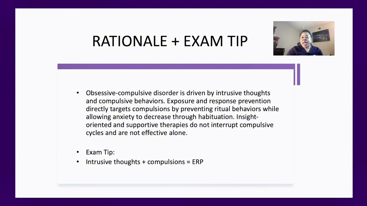 PMHNP ANCC Exam Prep | Domain 4 Psychotherapy Practice Questions Part 1 | Rationales and Exam Tips