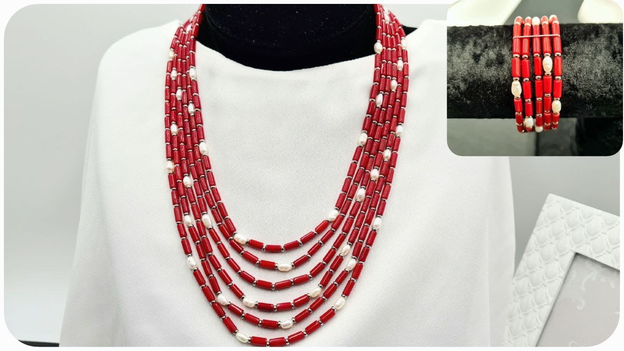Украшения из кораллов и жемчуга. Разговор для начинающих. #браслет #бусыизнатуральныхматериалов