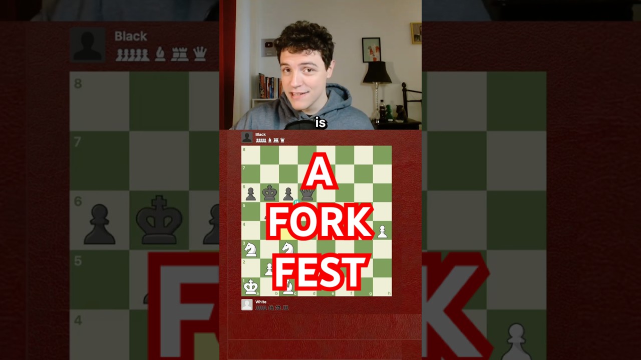 A Fork Fest #chess  #endgame #chesspuzzle
