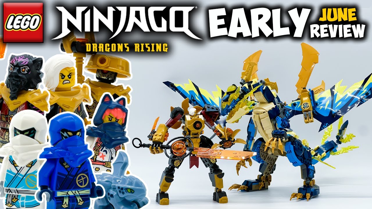 Предварительный обзор «Дракон стихий против робота Императрицы»! Набор LEGO Ninjago Dragons Risin...