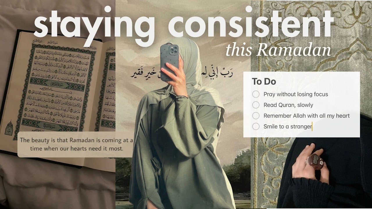 Staying consistent with your Ramadan Routine when you’re tired (mentally & physically)