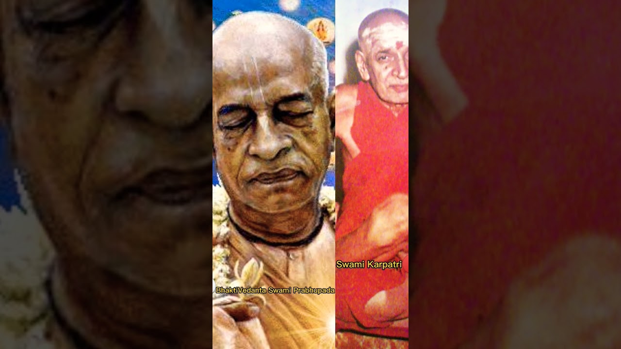 Srila Prabhupada On Swami Karpatri ji🚩🧡🙌 #iskcon #Karpatri #bhaktivedanta #srilaprabhupada #shorts