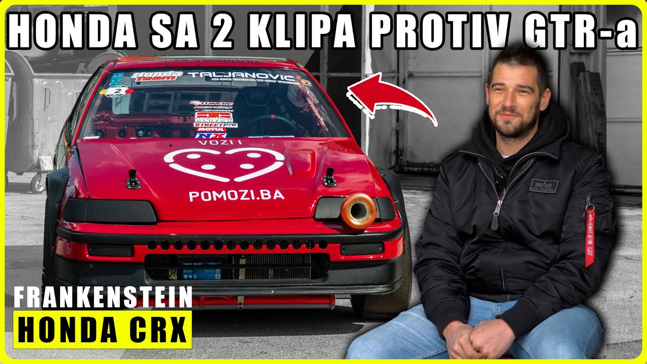 30 Godina Stara HONDA CRX Pobijedila GTR-a i Teslu: Emir Taljanović - Street Race | Gas na MAX #9