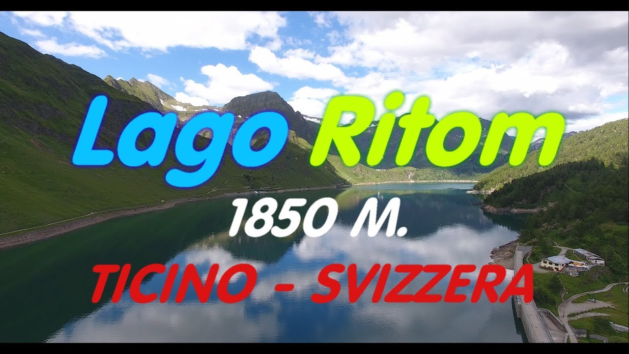 Lago di Ritom - Ticino - CH (Drone 4K) Parte 1