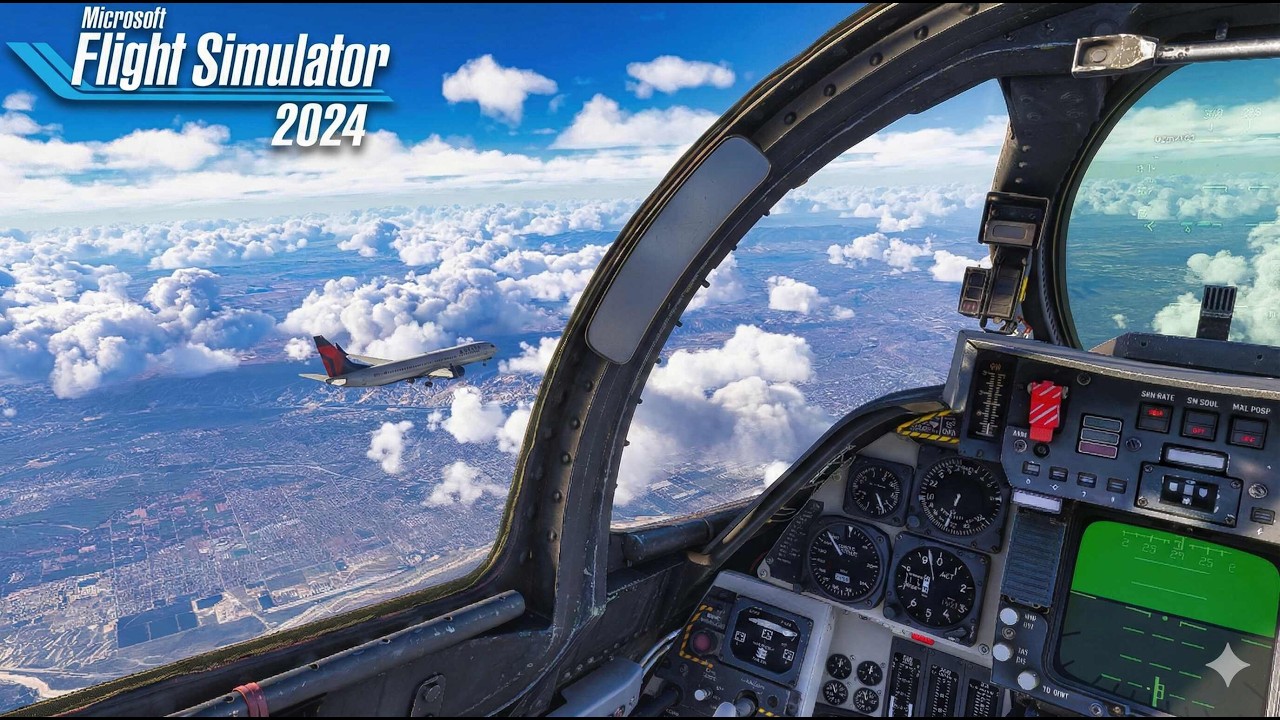 Intercepting Random Players with the F-14 Tomcat | MSFS 2024