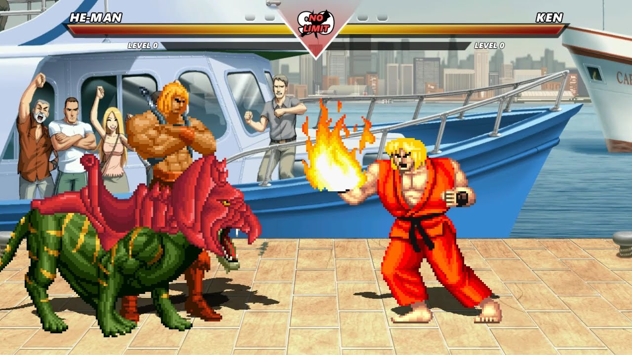 HE MAN vs KEN - Highest Level Amazing Fight!