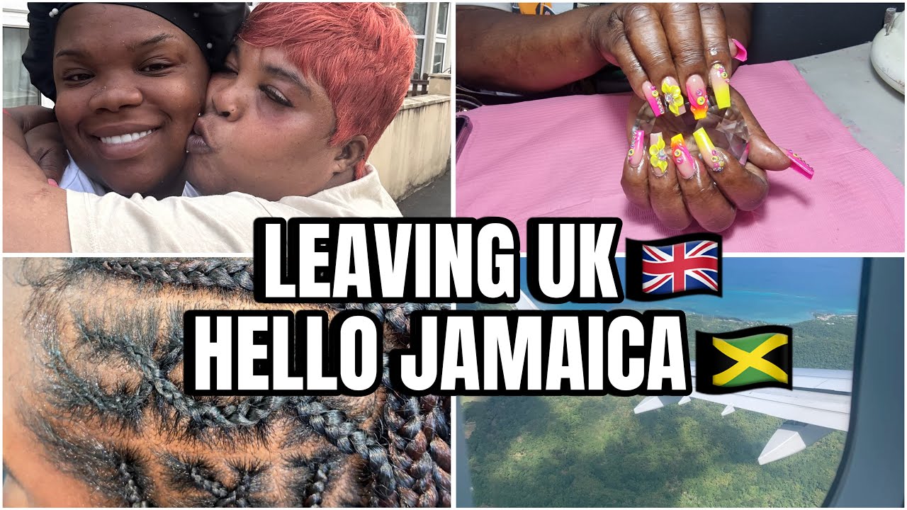 FLEW TO JAMAICA 🇯🇲 SUMMER HOLIDAY WITH MY KIDS  , HAIR & NAILS DID , BYE BYE MISS RFABULOUS 😢