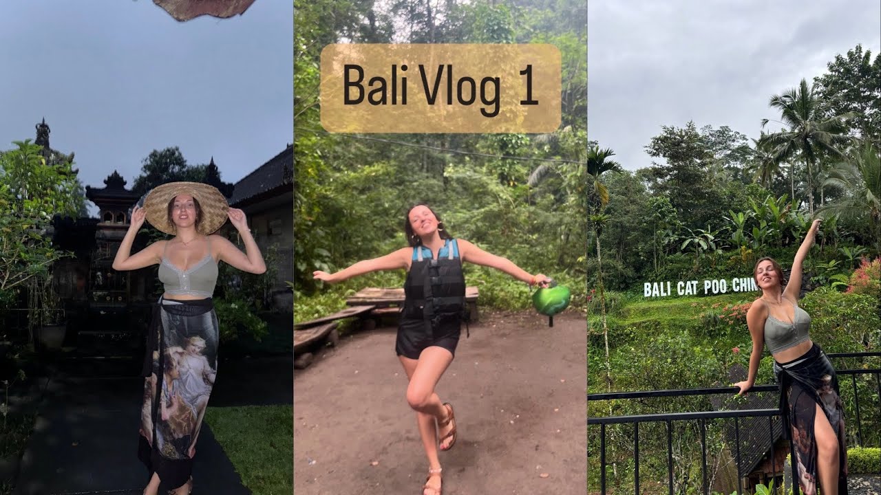 Roarcamp Bali Vlog 1 || Rafting yaptık, Potota Head Beach , Luwak Kahvesini denedik