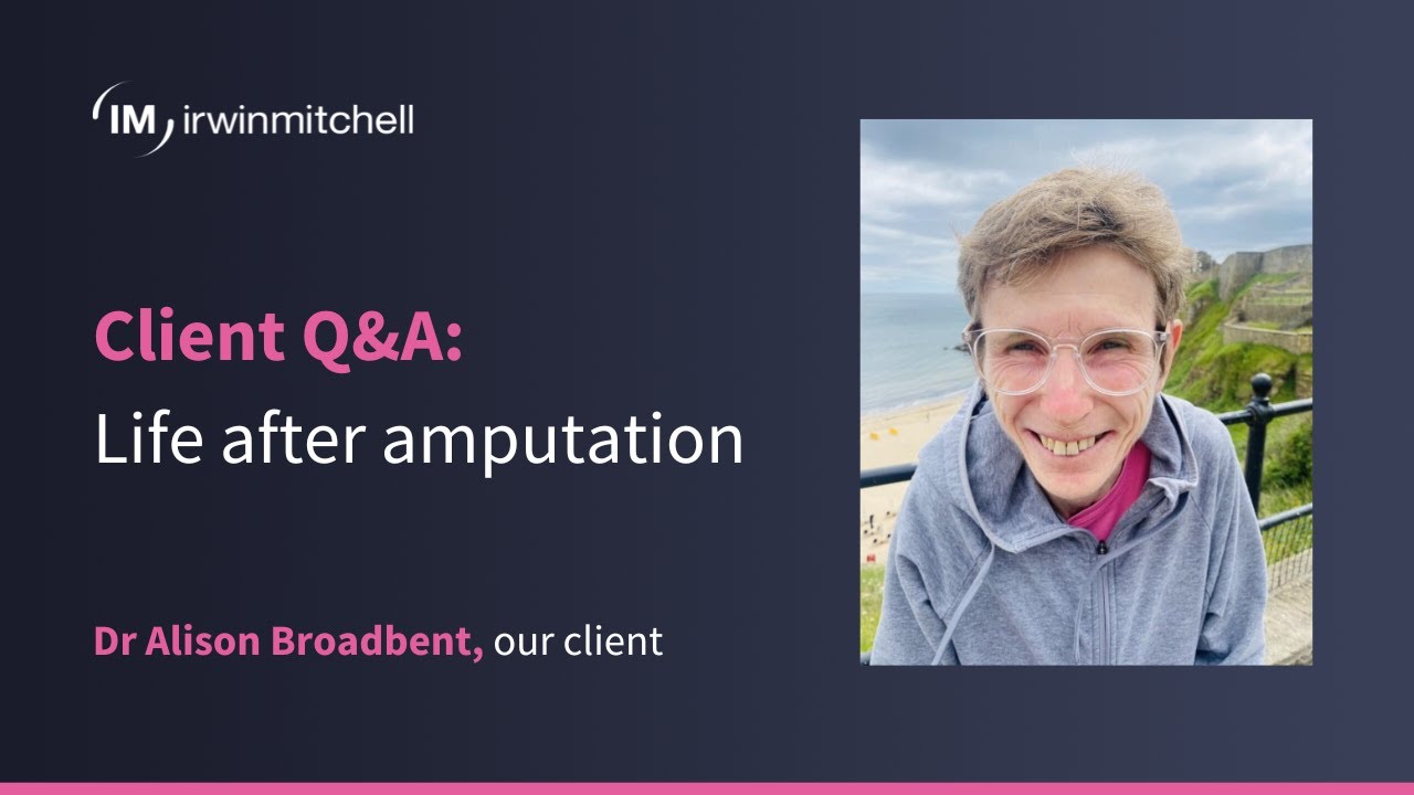 Dr Alison Broadbent - life after amputation