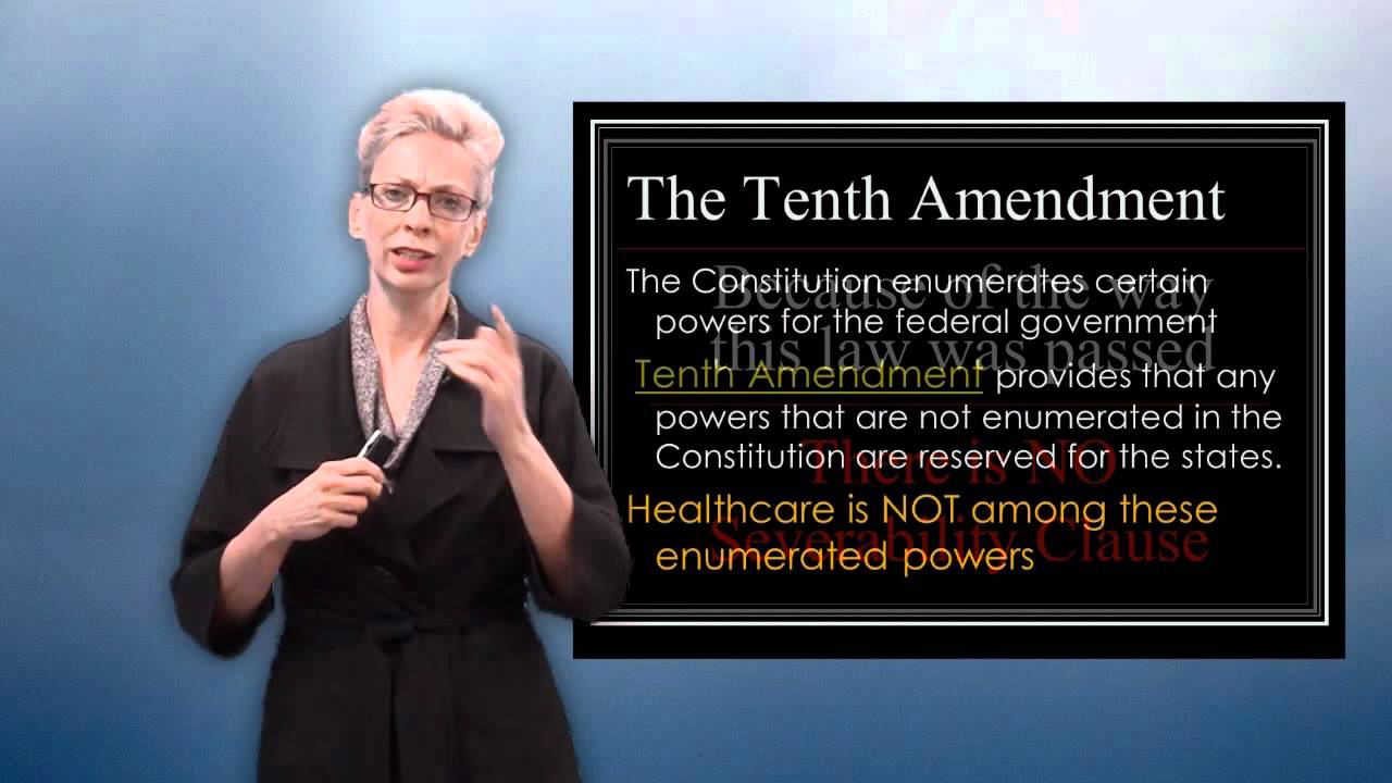 Dr. Jill Vecchio--PPACA Pt 6 Constitutional Issues