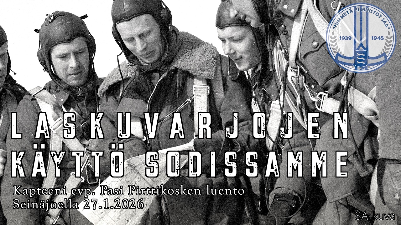 Pasi Pirttikoski - Laskuvarjojen käyttö sodissamme