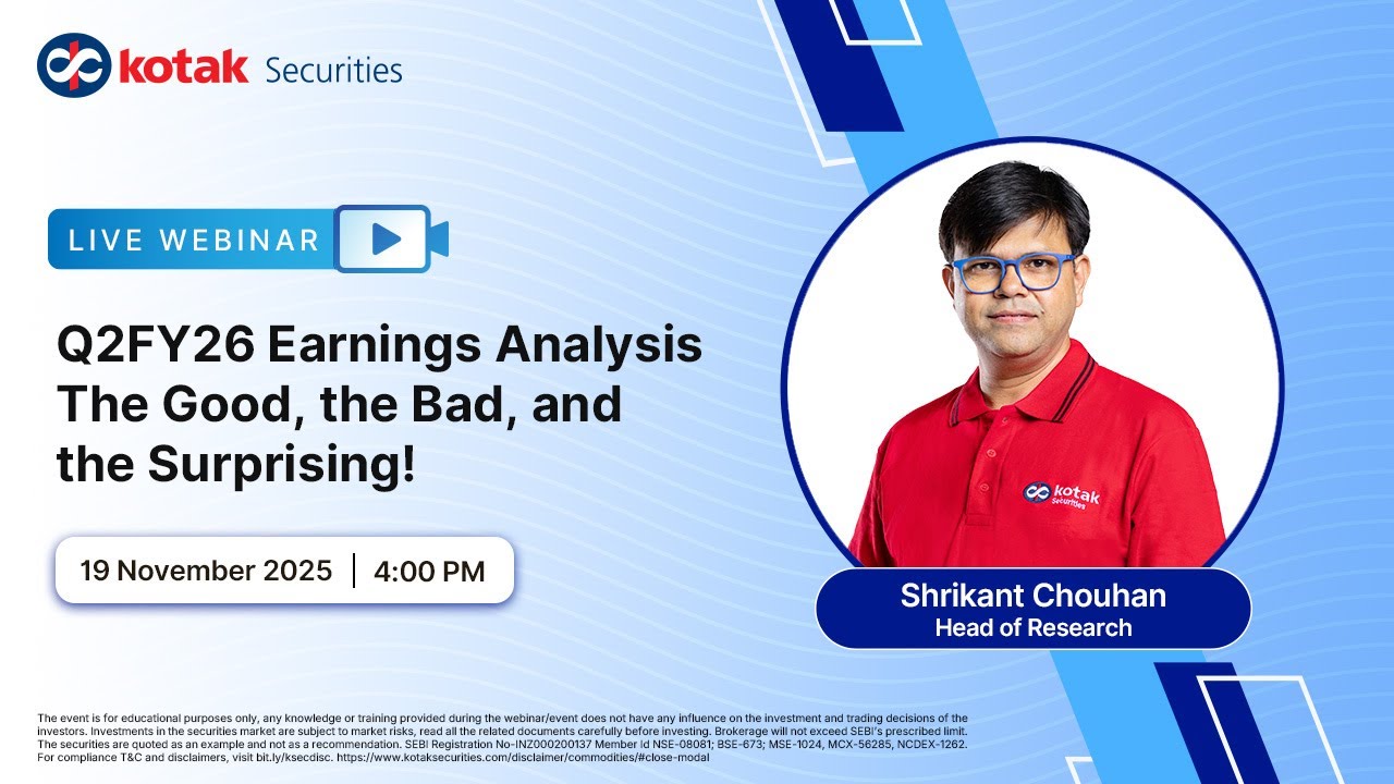 LIVE | Q2FY26 Earnings Analysis - The Good, the Bad, and the Surprising!