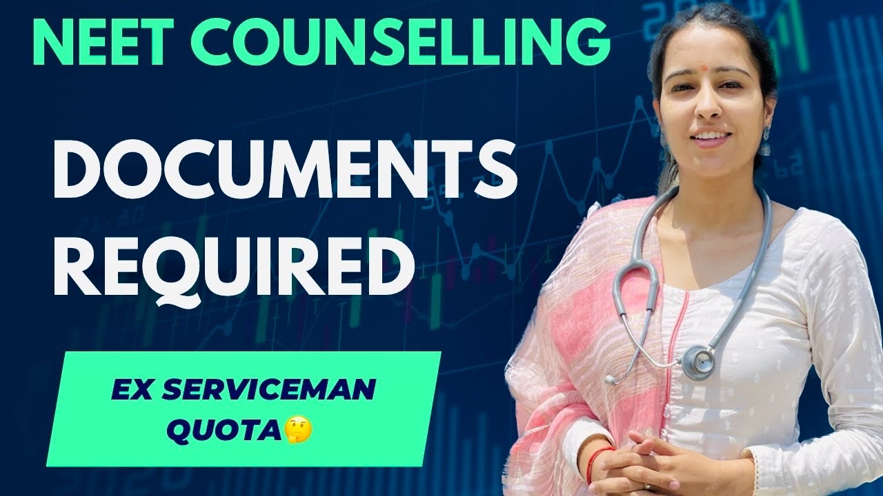 Compulsary documents for NEETcounselling|| Exservice man quota benefits #neet2023 #counselling #mbbs
