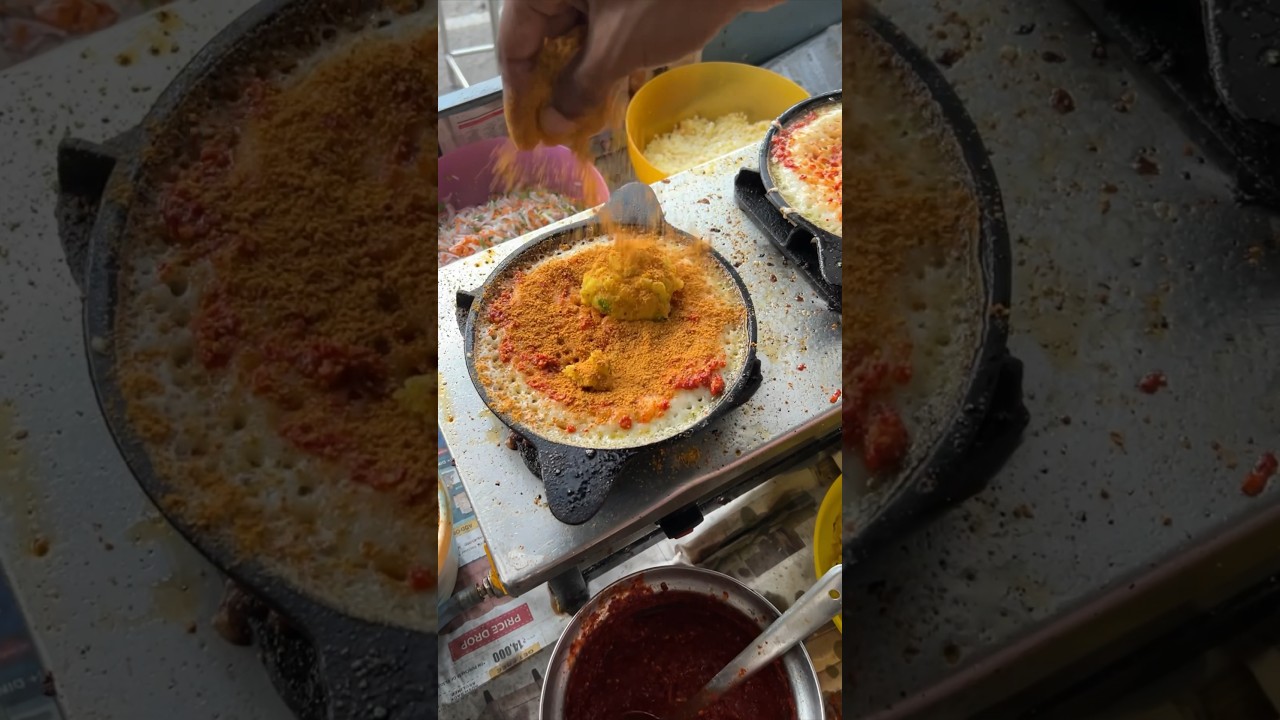 Banglore Famous&rsquo;s Mulbagal Dosa😳|| #shortsfeed #streetfood #youtubeshorts #shorts #youtube #viral