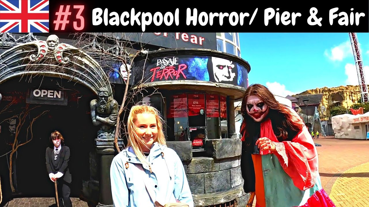 #3 UK Tour 2023 / Blackpool / Pasaje del Terror / Coral Island / Central Pier Fair / Ghost Train