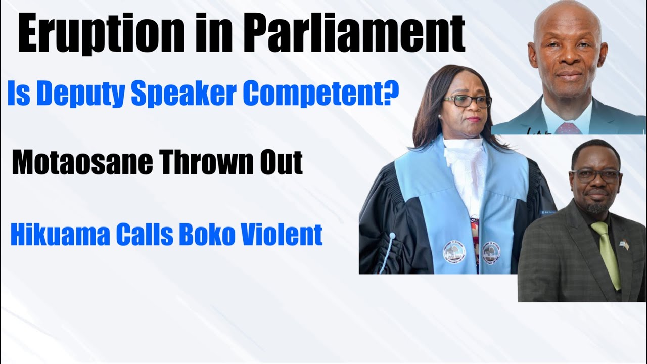 You Hate the BDP,The 4s!’ – Motaosane Erupts Before Ejection