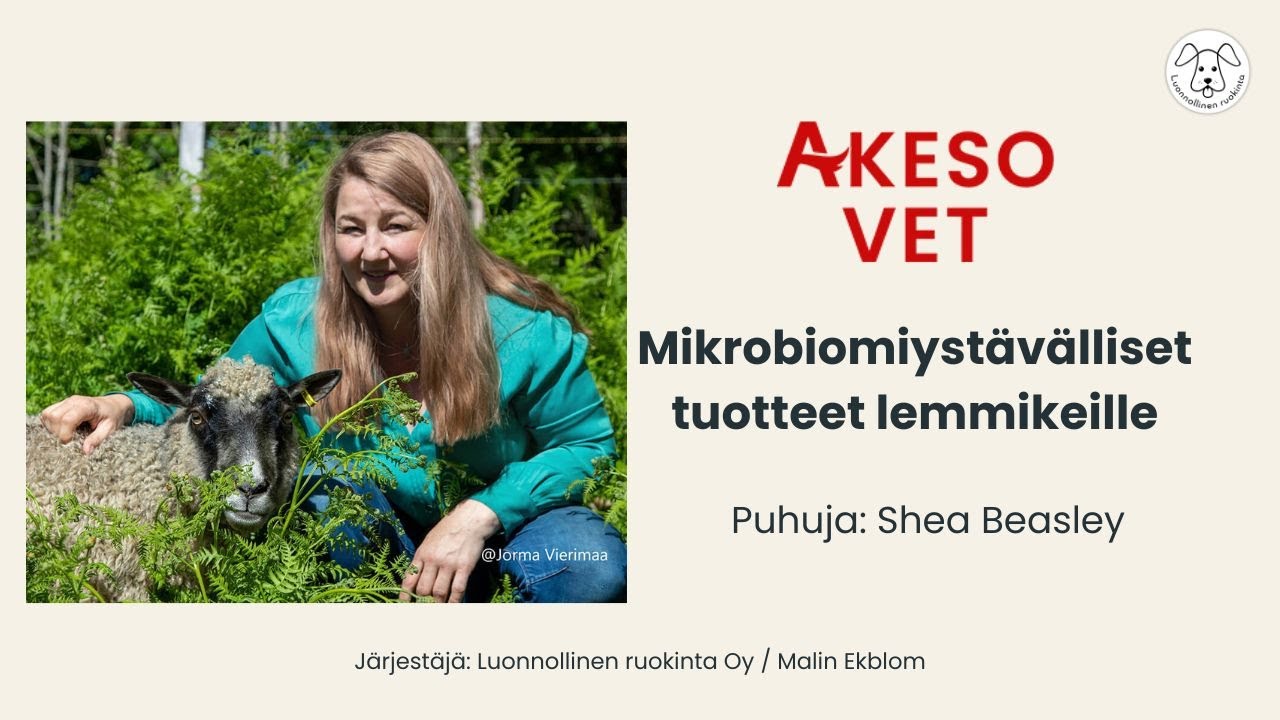 Mikrobiomiystävälliset tuotteet lemmikeille – Akeso Vet | Shea Beasley