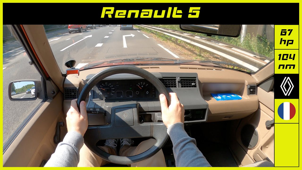 Renault | 5 | 1986 | Jazda pr&oacute;bna z perspektywy kierowcy