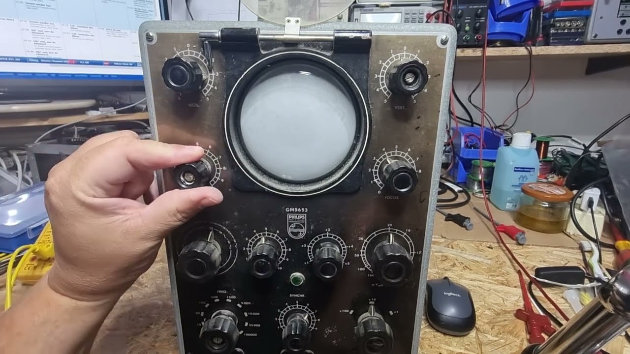 [189] Philips Oszilloskop GM5653 erste Ansichten
