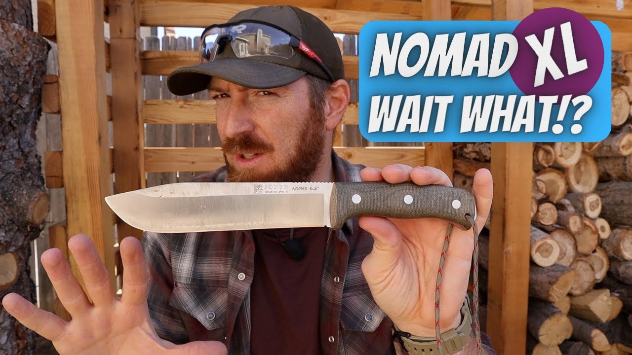 NEW Joker Nomad 6.5 Stainless Survival Knife!