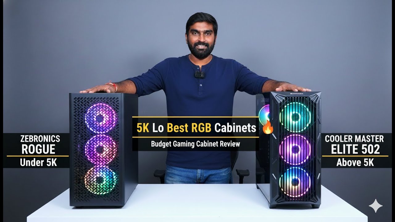 Best Budget Gaming Cabinets 2025 – New MSI PC Cases Review | Zebronics Rogue vs Coolermaster