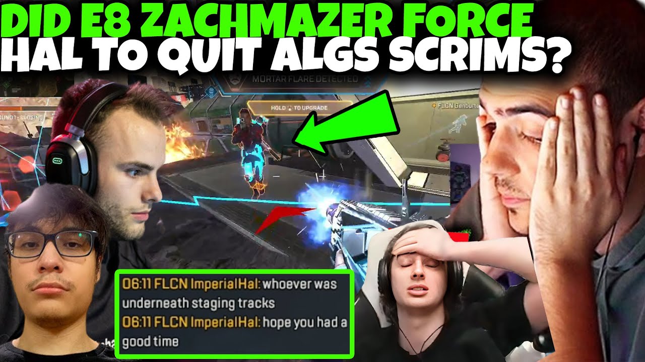 Did Zachmazer Go TOO FAR Griefing Falcons Imperialhal & Boys in Regional ALGS Scrims