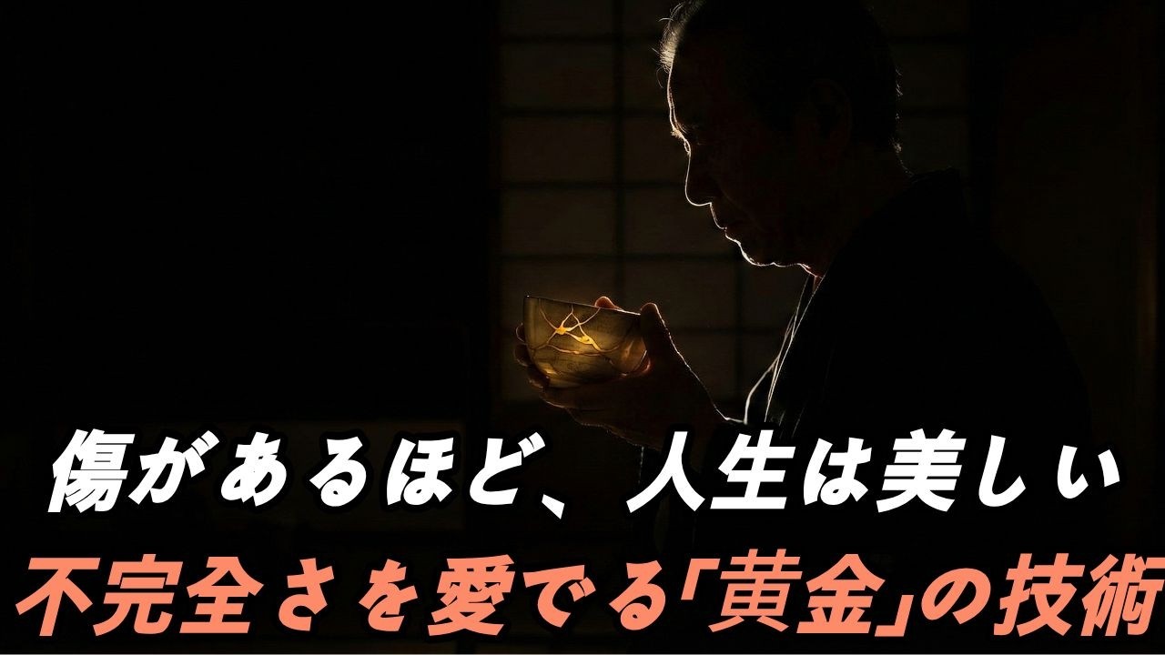 「割れた人生」こそ、高く売れる。傷跡を黄金に変える老年の知恵 | シニア 名言 | オーディオブック | 金継ぎ | 侘び寂び | 孤独の流儀 | 人生訓 |