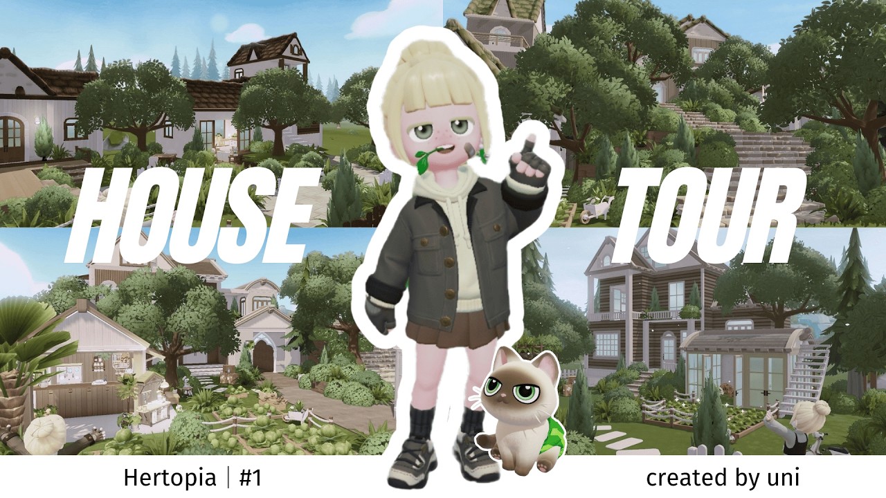 【ハートピア/Heartopia】私のおうち紹介！-House Tour-