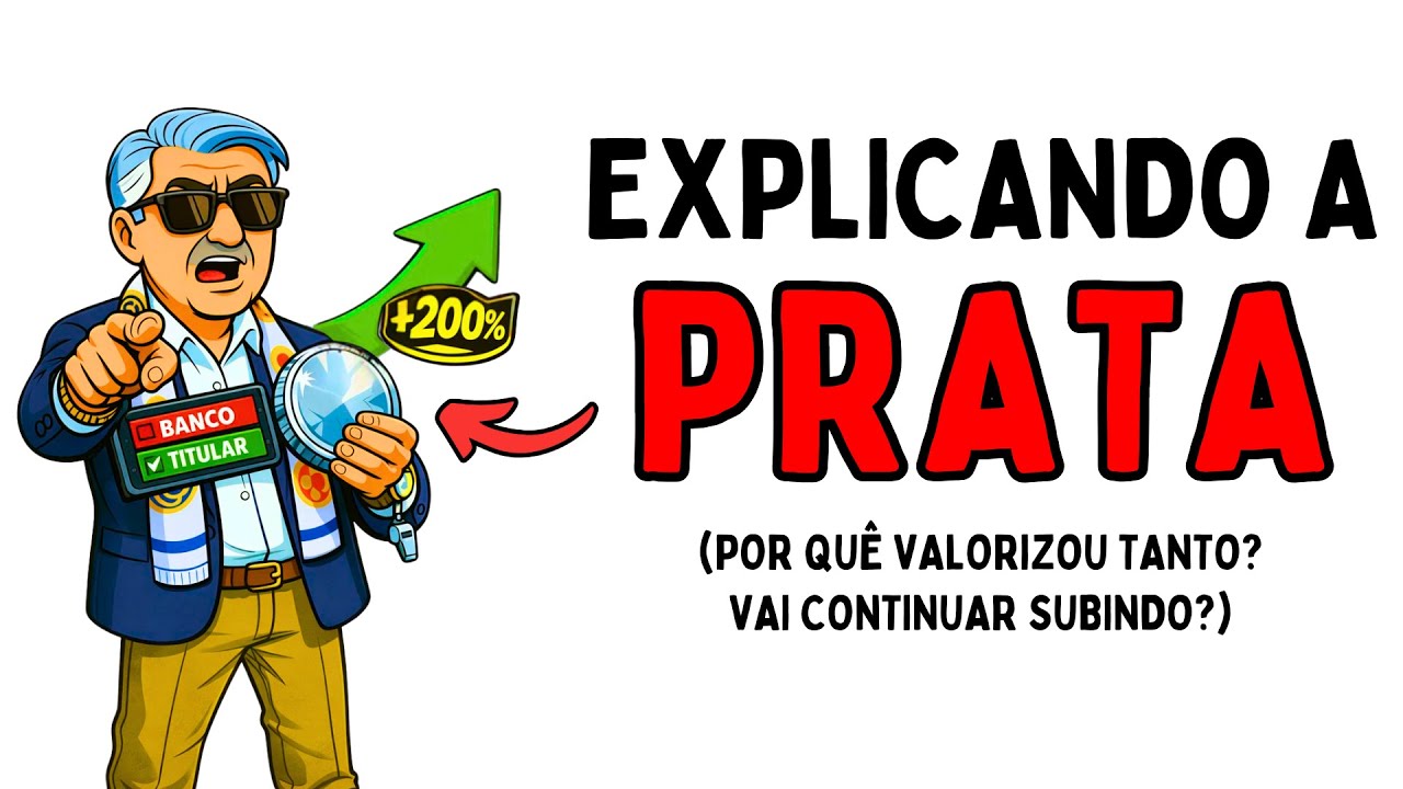 PRATA explicada com FUTEBOL - Por quê ela subiu mais de 200% em 2025?