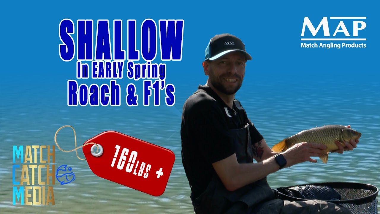 Early Spring Shallow Fishing For Roach & F1's | Match Fishing | Match Catch Media