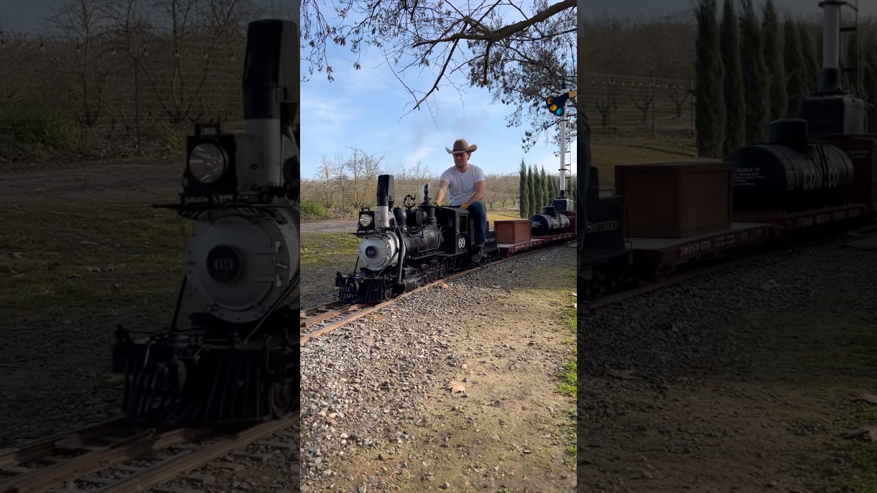 Whistle 😗 ￼ locomotive 69 #youtube #livesteam ￼