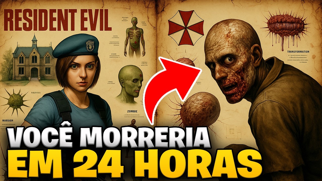 Você Sobreviveria à Mansão de RESIDENT EVIL na VIDA REAL?