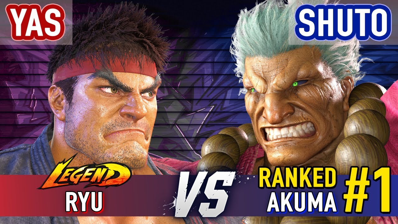 SF6 ▰ YAS (Ryu) vs SHUTO (#1 Ranked Akuma) ▰ Street Fighter 6 High Level Gameplay