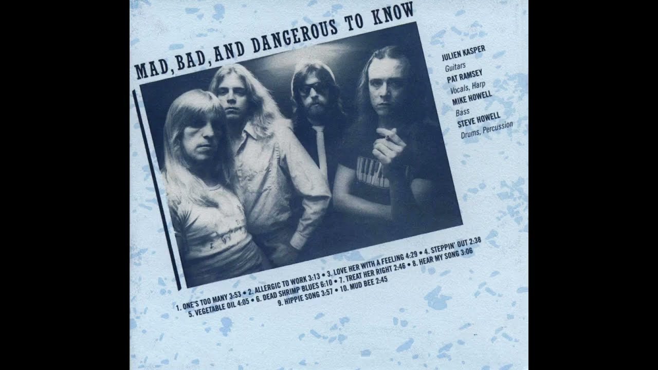 Crosscut Saw – Mad, Bad, And Dangerous To Know Southern Rock, Blues Rock, Rock & Roll, Classic Rock