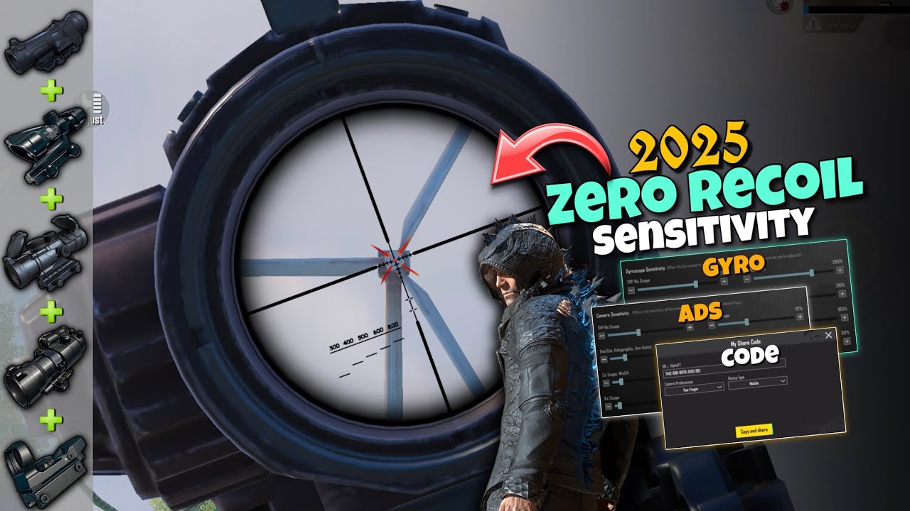 2025 World Best Sensitivity Settings 🔥 For All Mobile Non Gyro And Gyroscope ✅ | PUBGM/BGMI |