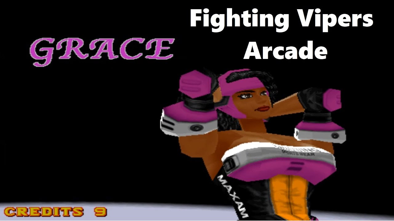 Sega Model 2 Arcade Fighting Vipers com Grace Demostração Sega para sempre!!!