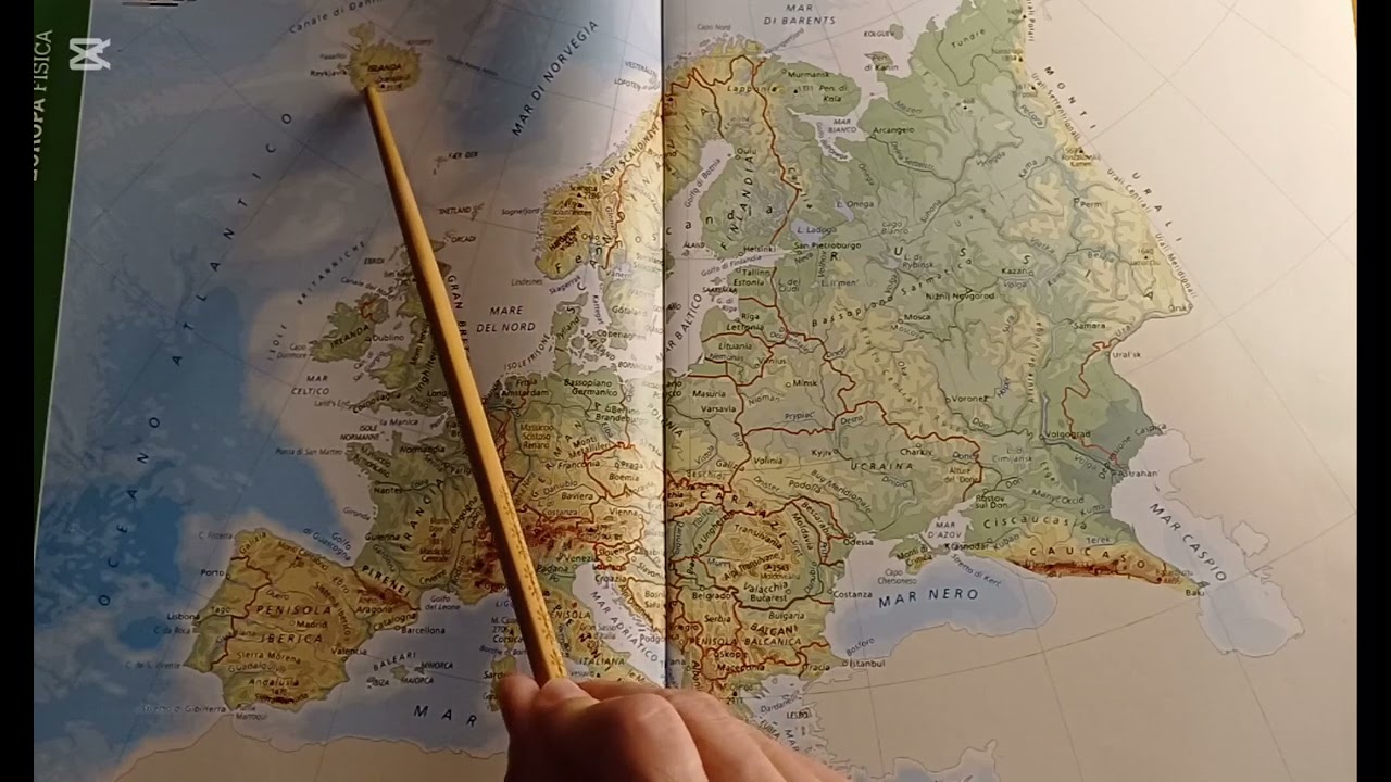 ASMR | L'Europa fisica |ASMR ITA | whispering 🌍🏔🌊