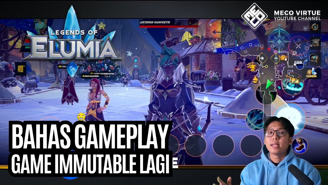 Bahas Detil Cara Main Game MMORPG Web3 Legend Of Elumia [ Mobile / PC ]