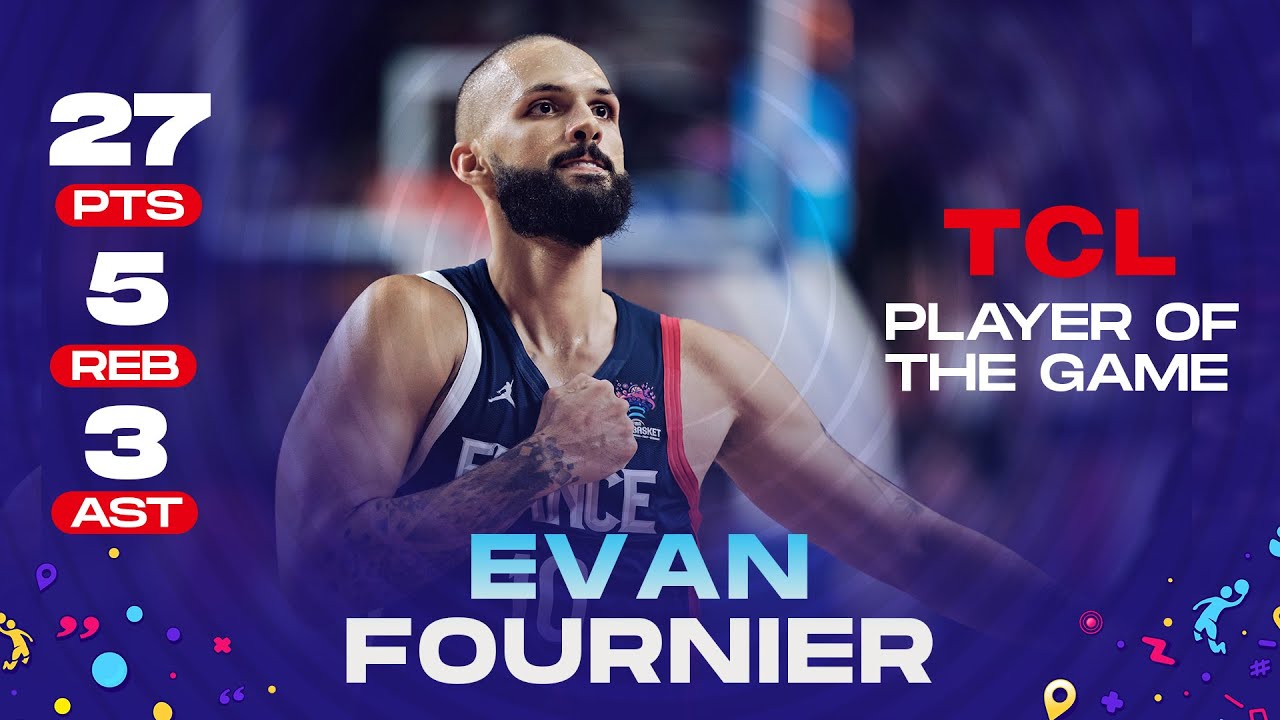 Evan FOURNIER 🇫🇷 | 27 PTS | 5 REB | 3 AST | TCL Player of the Game vs. Lithuania