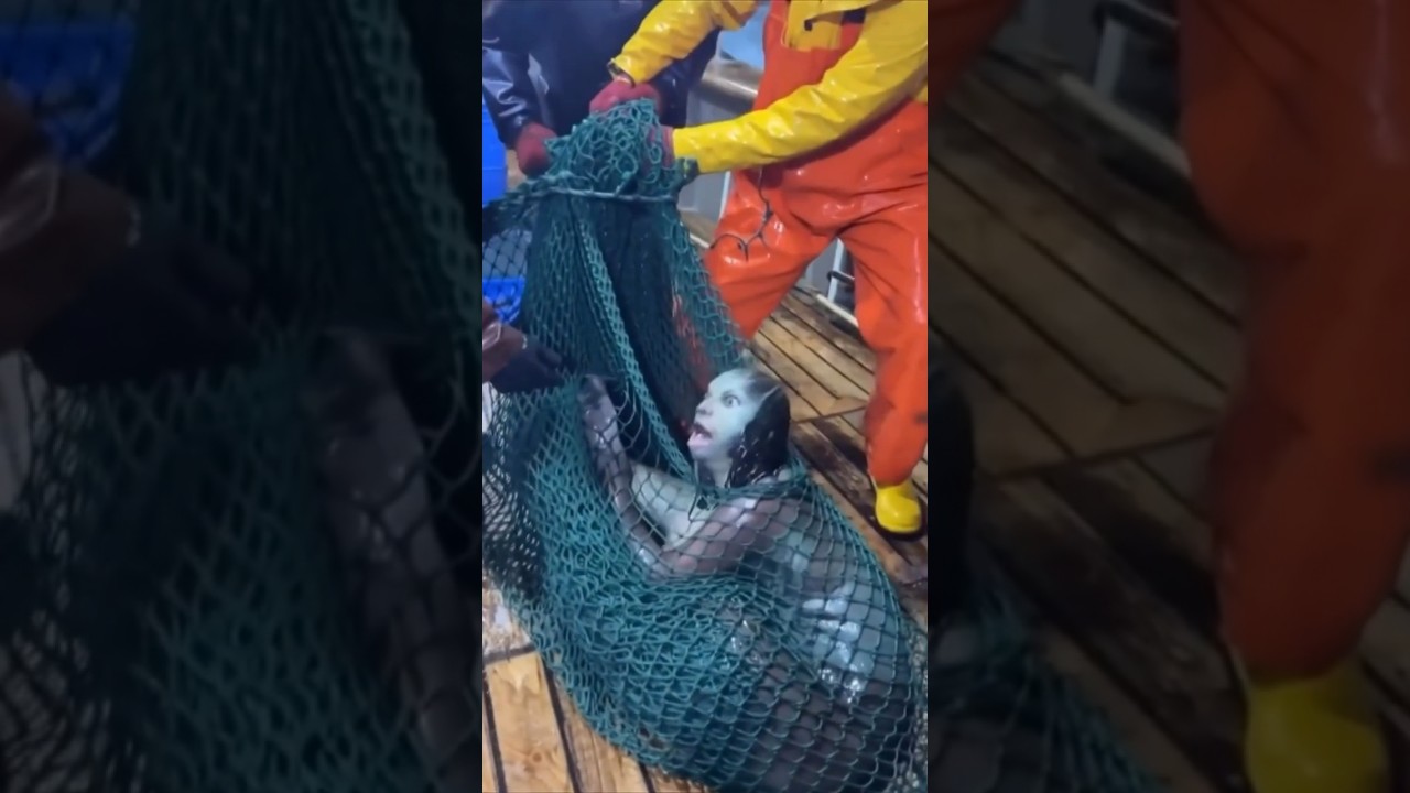 Caught on Camera: A Real Mermaid?! 😱🧜&zwj;♀️🌊 #Shorts