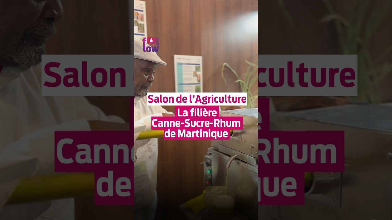 🌿 La filière Canne-Sucre-Rhum de Martinique au Salon de l’Agriculture