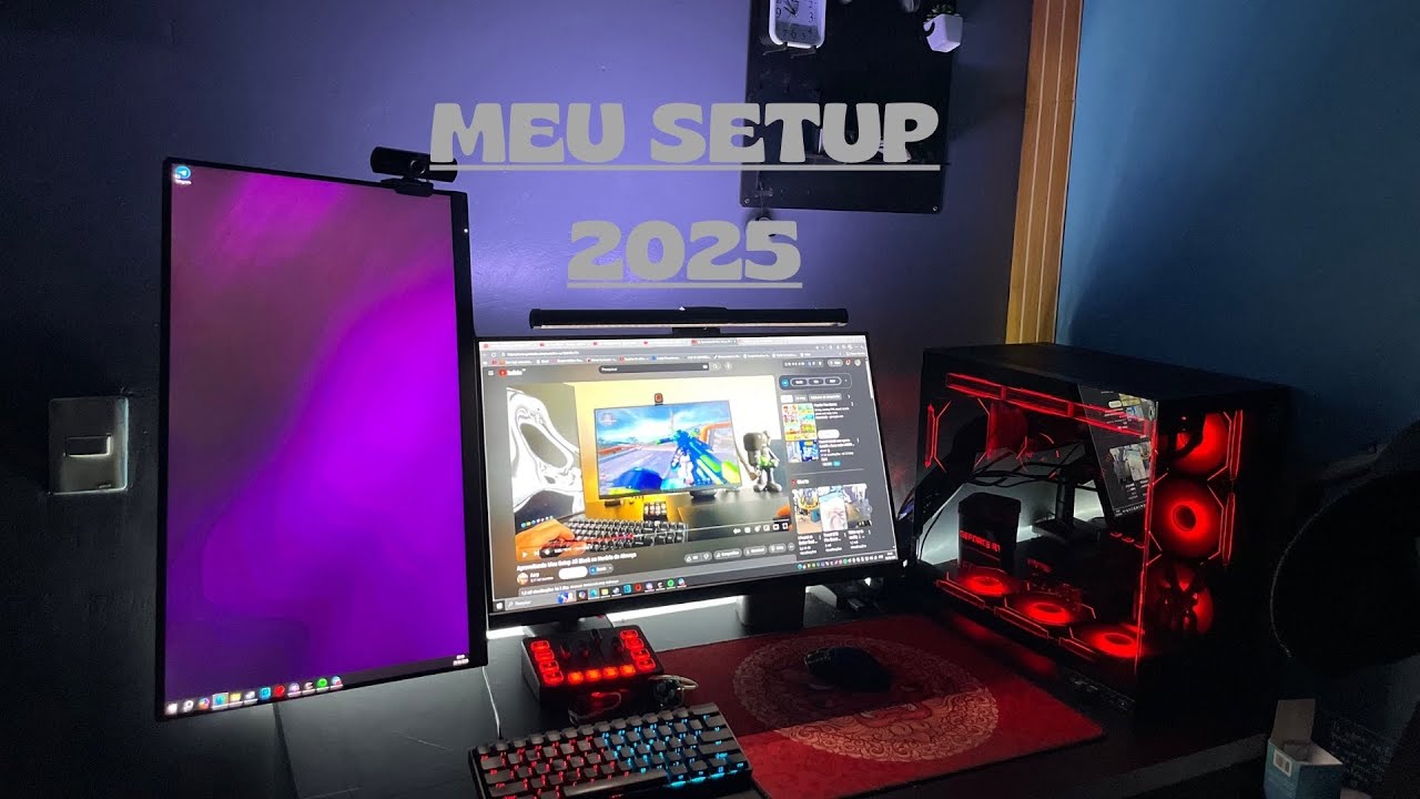 MEU SETUP GAMER 2025 + ATUALIZAÇÕES!