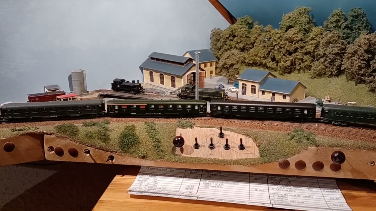 Modélisme ferroviaire. Baud, le réseau Nr75. Du TGV à Baud !