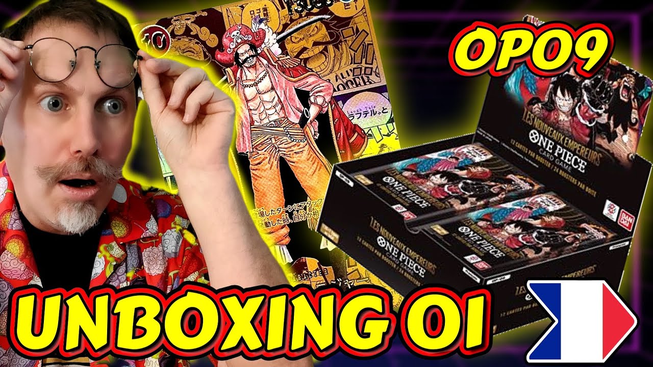🔴UNBOXING OP09🔴ONE PIECE CARDGAME EN FRANCAIS ENFIN !! -  ONE PIECE TCG - PART01 OPTCG