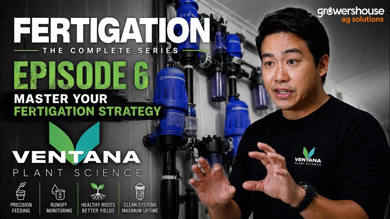 Fertigation 101: Feed Rates, Runoff & Drybacks