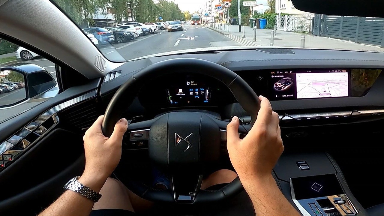 2023 DS 4 E-Tense [1.6 PHEV, 225 HP] POV Test drive CARiNIK (Personal experience)