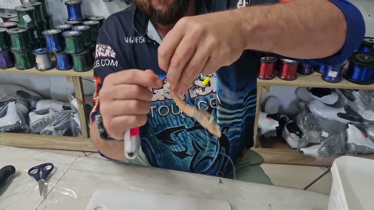 Mussel bait presentation