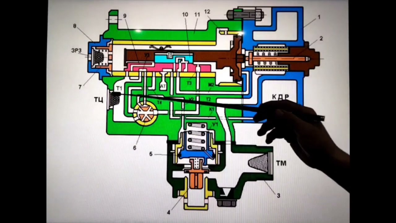 292-Воздухораспределитель экстренное положение