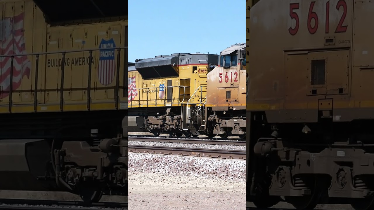 UP 8783 WB COAL TRAIN MP 740 NEEDLES SUB 10-6-2023 