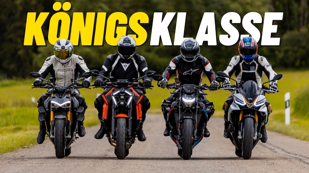 Aprilia Tuono vs. BMW M 1000 R vs. Ducati Streetfighter vs. KTM 1390 Super Duke R